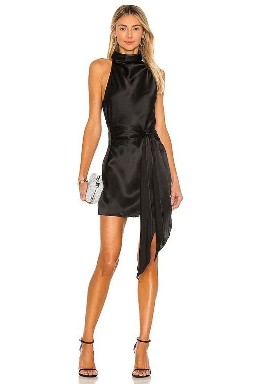 Amanda Uprichard Sandrine Dress in Black Size Large $360